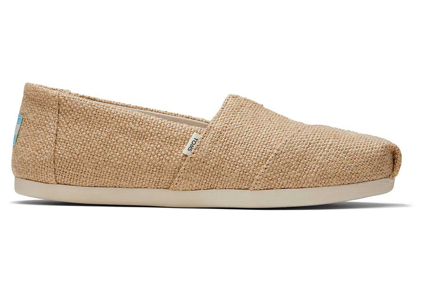 Toms Espadryle Damskie Beżowe - Alpargata Burlap - 45REUYNSQ